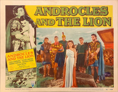Jean Simmons and Victor Mature "Androcles and the Lion" original lobby card