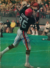 Isaac Curtis signed magazine photo