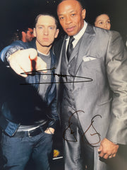 Dr. Dre and Eminem signed photo