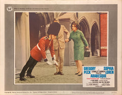 Gregory Peck and Sophia Loren "Arabesque" original lobby card