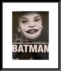 Batman Jack Nicholson signed movie photo