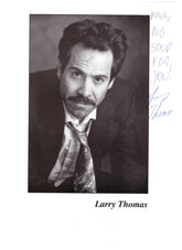 Seinfelds Larry Thomas signed soup nazi photo