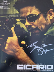 Sicario Benicio del Toro signed movie photo. GFA Authenticated