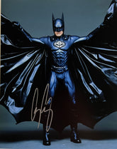 Batman & Robin George Clooney signed photo