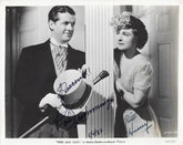 Free and Easy Robert Cummings and Ruth Hussey signed movie photo