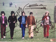 Rolling Stones band signed photo