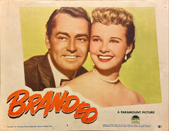 Alan Ladd, Mona Freeman, Charles Bickford "Branded" original Lobby Card