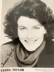 Tessa Taylor signed photo