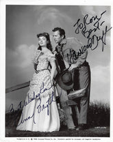 Red Canyon Ann Blyth and Howard Duff signed movie photo