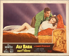 Maria Montez and Jon Hall "Ali Baba and the Forty Thieves" Lobby Card