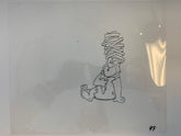 The Flintstones original hand drawn artwork for cartoon