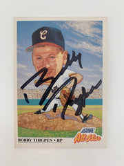Bobby Thigpen signed baseball card - Sports card