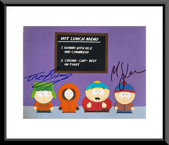 South Park Trey Stone and Matt Parker signed photo