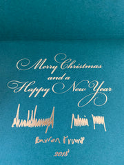 The Donald Trump White House Trump Family Official Christmas Card