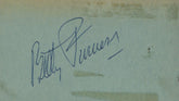 Swingtime Betty Furness signed valet ticket