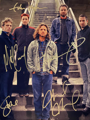 Pearl Jam band signed photo. 8x10 inches