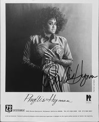Phyllis Hyman signed photo