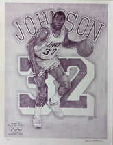 Magic Johnson Original Artwork