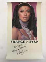 South Pacific France Nuyen signed poster