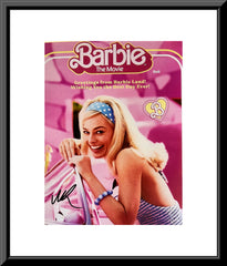 Barbie Margot Robbie signed movie photo