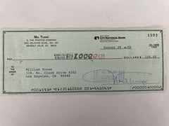 Mel Torme signed check