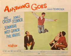 Bing Crosby, Donald O'Connor, Zizi Jeanmaire, and Mitzi Gaynor "Anything Goes" original lobby card