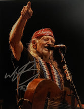 Willie Nelson signed photo