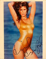 Cindy Crawford signed photo
