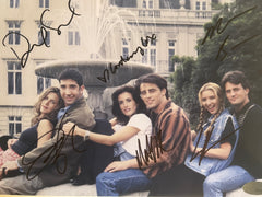 Friends cast signed photo