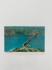 San Francisco Golden Gate Bridge vintage post card