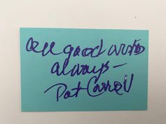 The Little Mermaid Pat Carroll original signature