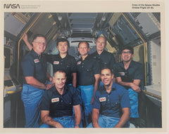 Robert Overmeyer signed photo. Official NASA photo
