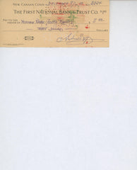 Artist Arthur Szyk signed check