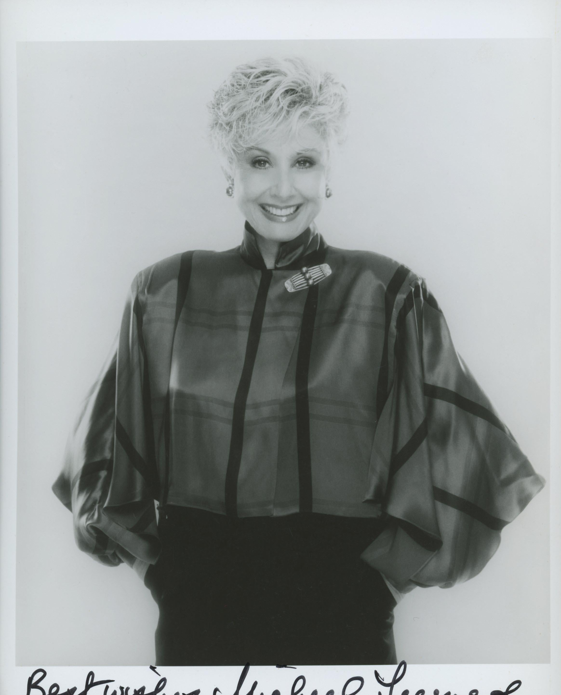 The Waltons Michael Learned signed photo
