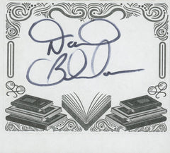 Suspense Novelist David Baldacci signed bookplate