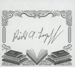 Richard Lupoff signed bookplate