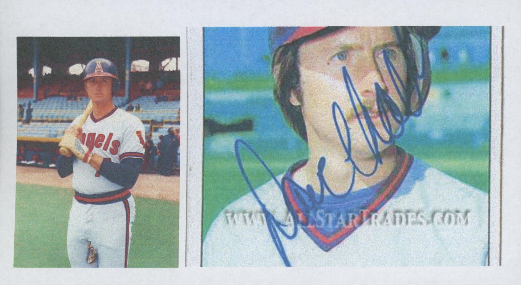 MLB Dave Chalk signed photo