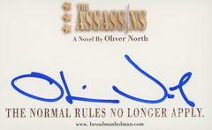 Iran Contra Affair Oliver North signature cut