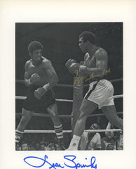 Muhammad Ali vs. Leon Spinks signed photo