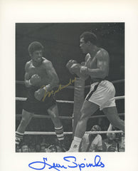 Muhammad Ali vs. Leon Spinks signed photo
