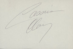 Cassius Clay signature cut