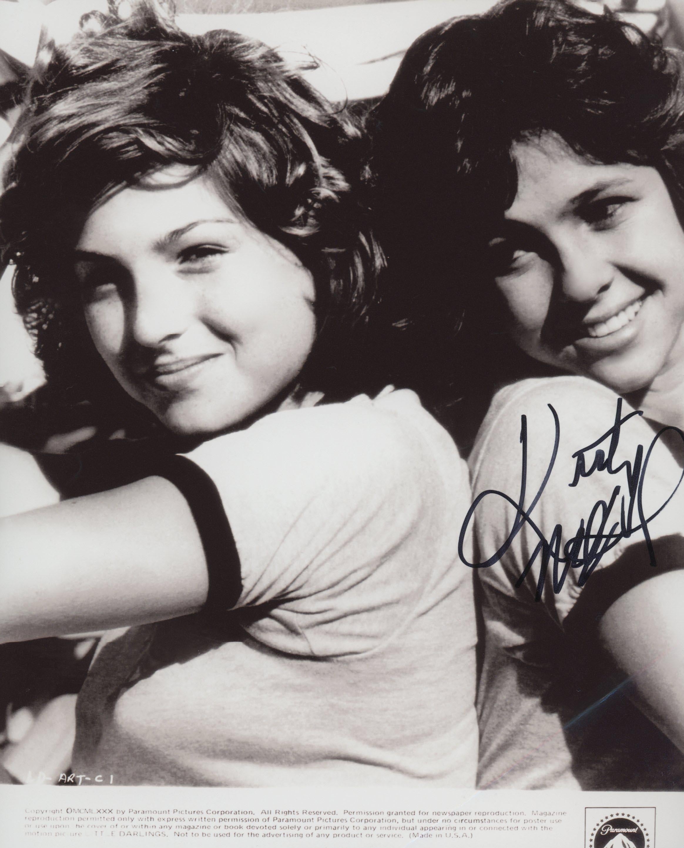 Little Darlings Kristy McNichol signed movie photo