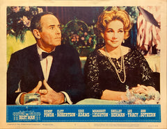 Henry Fonda, Cliff Robertson, and Edie Adams "The Best Man" original Lobby Card