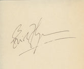 Errol Flynn signature cut