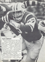 Dave Herman signed magazine photo