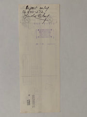 Linda Blair Star Wares consignment signed check