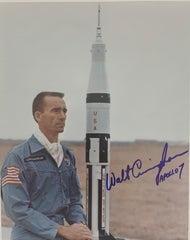 Walt Cunningham signed Apollo 7 photo