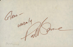 The Greatest Story Ever Told Pat Boone signed note