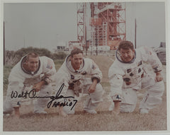 Walt Cunningham signed Apollo 7 photo. GFA Authenticated