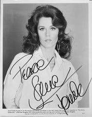 Jane Fonda signed photo